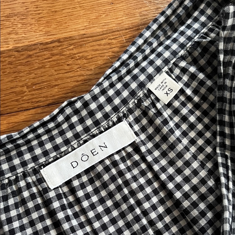 Doen Sebastiane Skirt in gingham RARE colorway - Picture 2 of 11